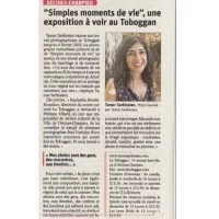 Le Progrès, Article sur l'exposition Simples moments de Vie, 2021